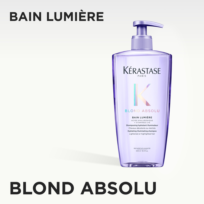 Kérastase Blond Absolu Bain Lumière Shampoo for lightened or highlighted hair 500 ml Refillable