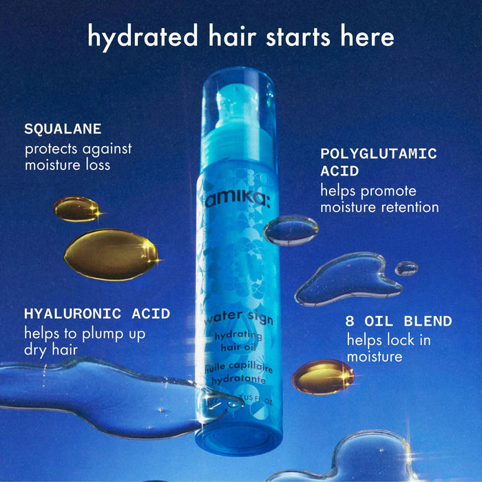 Amika Water Sign Hydrating Hair Oil 50 ml - Cancam