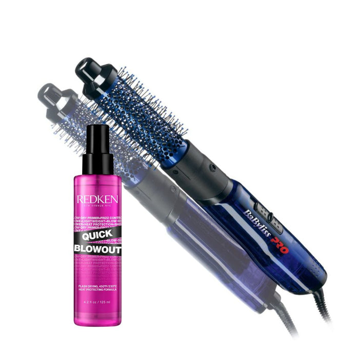 Babyliss Blue Lightning + Redken Heat protector