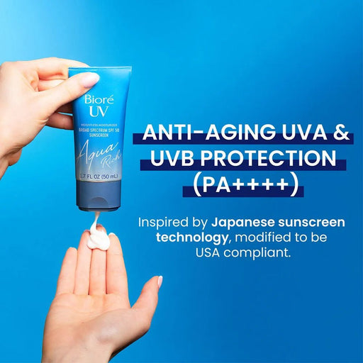 Biore UV Aqua Rich Invisible Moisturizer SPF 50 - 50 ml - Cancam