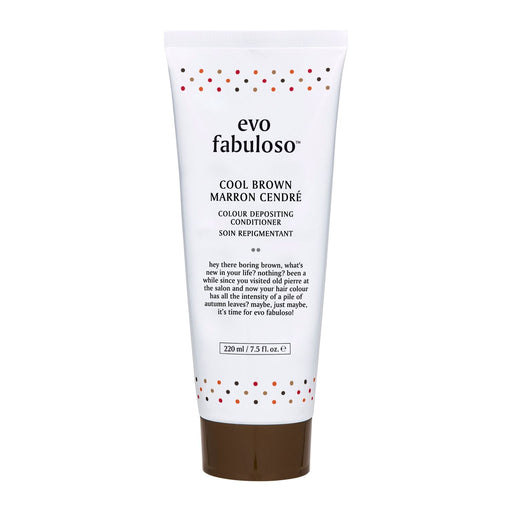 Evo Fabuloso Cool Brown Colour Depositing Conditioner 220 ml - Cancam