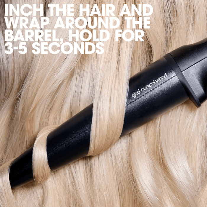 GHD Chronos Curve Conical Wand - Cancam