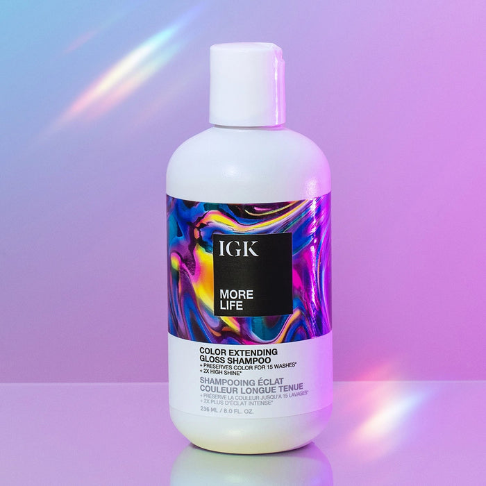 IGK More Life Color Extending Gloss Shampoo 236 ml - Cancam