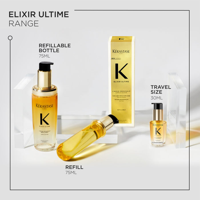 Kerastase Elixir Ultime L'Huile Orginale Oil 75 ml (Refillable) - Cancam