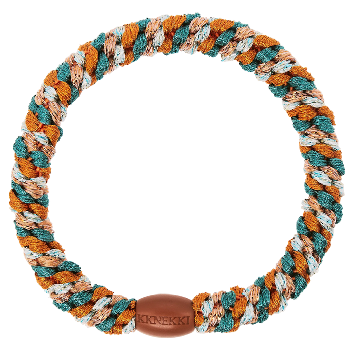 Kknekki hårstrikk Mix Terracotta Teal - Cancam