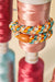 Kknekki hårstrikk Mix Terracotta Teal - Cancam
