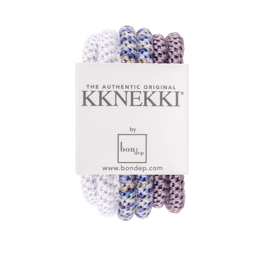 Kknekki hårstrikk Slim Bundle Purple 6pk - Cancam