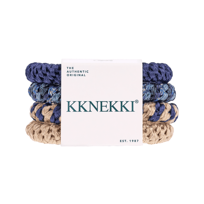 Kknekki hårstrikk bundle Classic Blue 4pk - Cancam