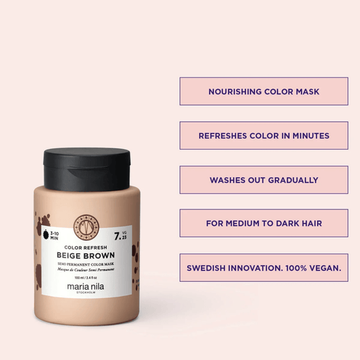 Maria Nila Color Refresh 7.23 Beige Brown 100 ml - Cancam
