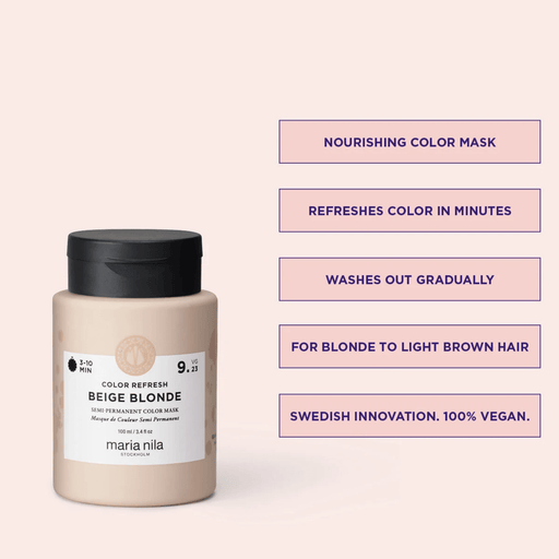 Maria Nila Color Refresh 9.23 Beige Blonde 100 ml - Cancam