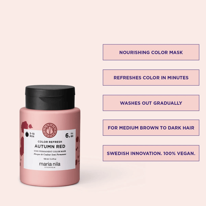 Maria Nila Colour Refresh Autumn Red 100 ml - Cancam