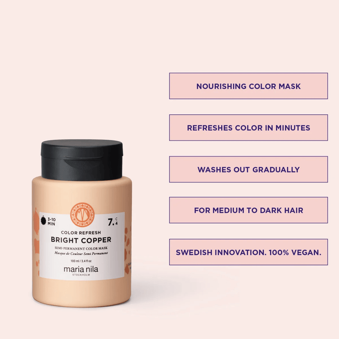 Maria Nila Colour Refresh Bright Copper 100 ml - Cancam