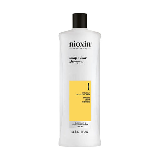 Nioxin System 1 Shampoo for Thinning Hair 1000 ml - Cancam
