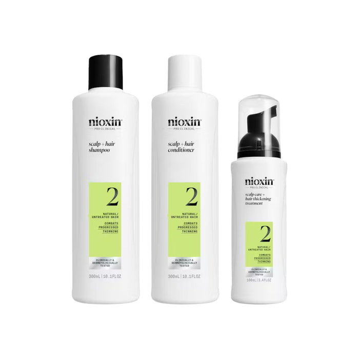 Nioxin System 2 Loyalty Kit for Thinning Hair 300+300+100 ml - Cancam