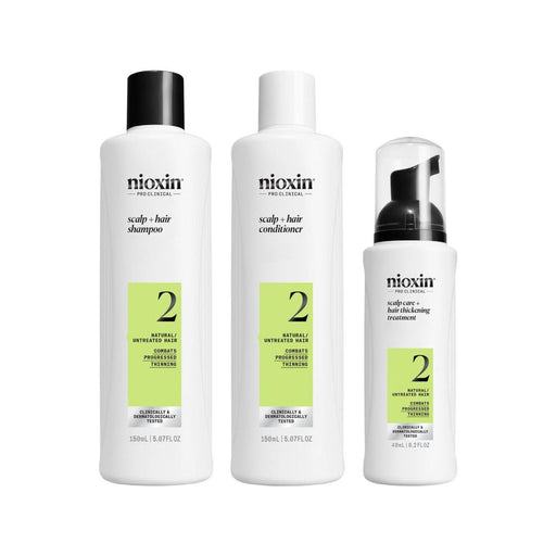 Nioxin System 2 Trial Kit for Thinning Hair 150+150+40 ml - Cancam