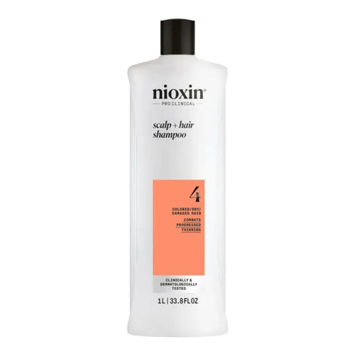 Nioxin System 4 Shampoo for Colored Thinning Hair 1000 ml - Cancam