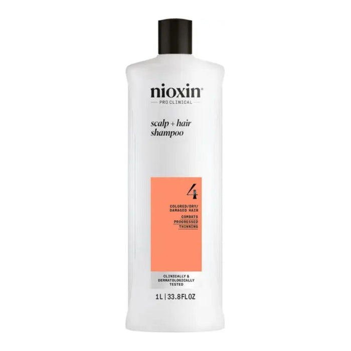 Nioxin System 4 Shampoo for Colored Thinning Hair 1000 ml - Cancam