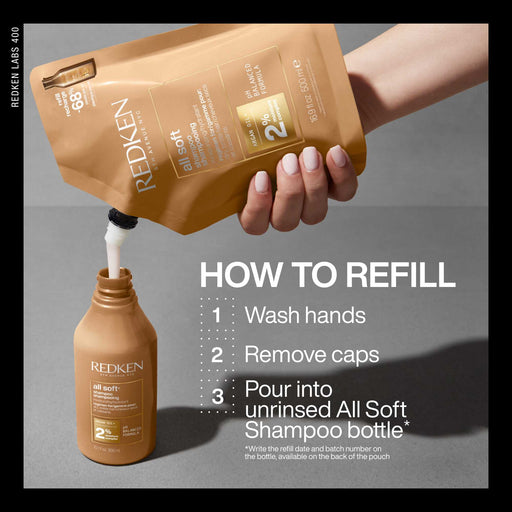 Redken All Soft Shampoo Refill 500 ml - Cancam