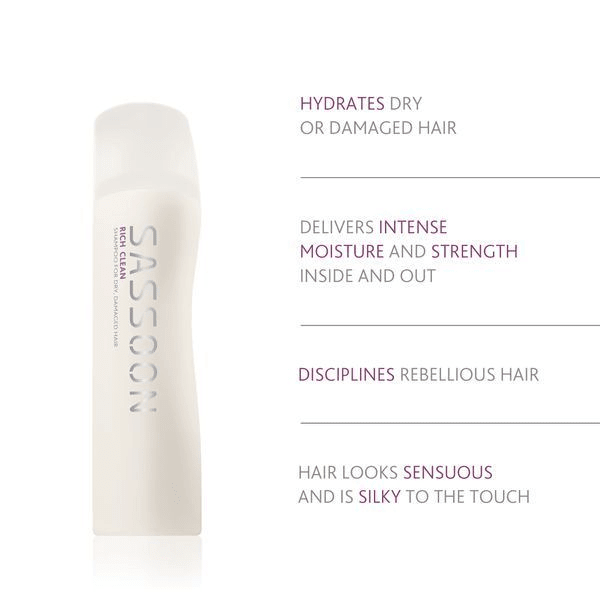 Sassoon Rich Clean Shampoo 1000 ml - Cancam