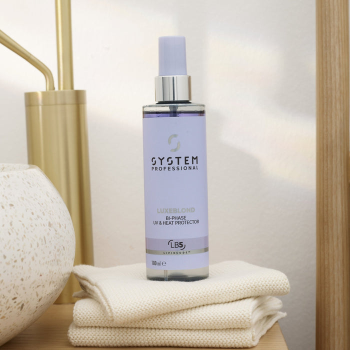 System Professional Luxeblond Bi - Phase UV&Heat Protector Leave - in 180 ml - Cancam