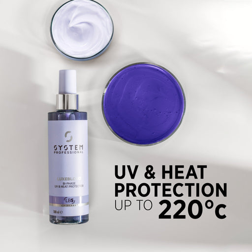 System Professional Luxeblond Bi - Phase UV&Heat Protector Leave - in 180 ml - Cancam