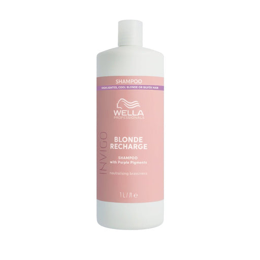 Wella Professionals Invigo Blonde Recharge Cool Blonde Shampoo 1000 ml - Cancam