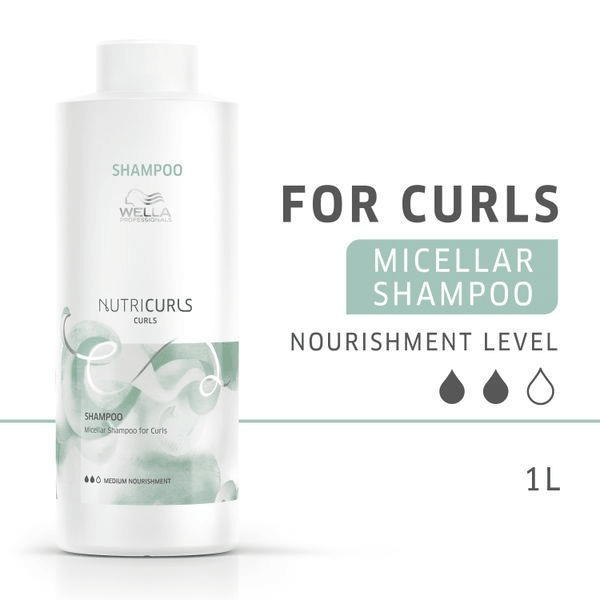 Wella Professionals Nutricurls Curl Shampoo 1000 ml - Cancam
