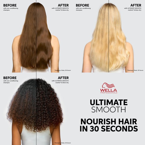 Wella Professionals Ultimate Smooth Shampoo 1000 ml - Cancam