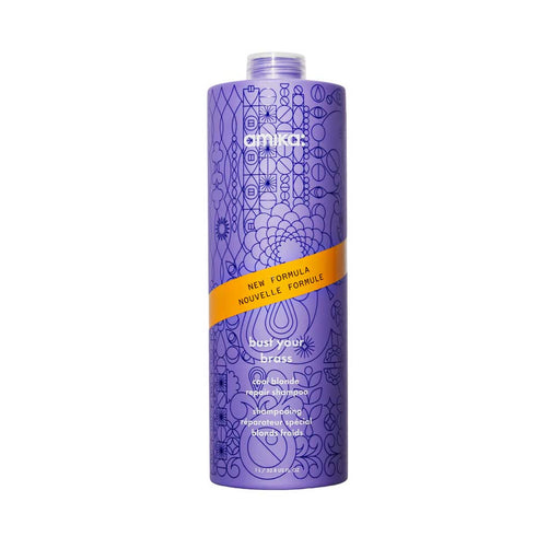 Amika Bust Your Brass Cool Blonde Shampoo 1000 ml - Cancam