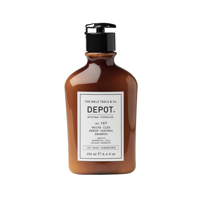 Depot No. 107 White Clay Sebum Control Shampoo 250 ml - Cancam