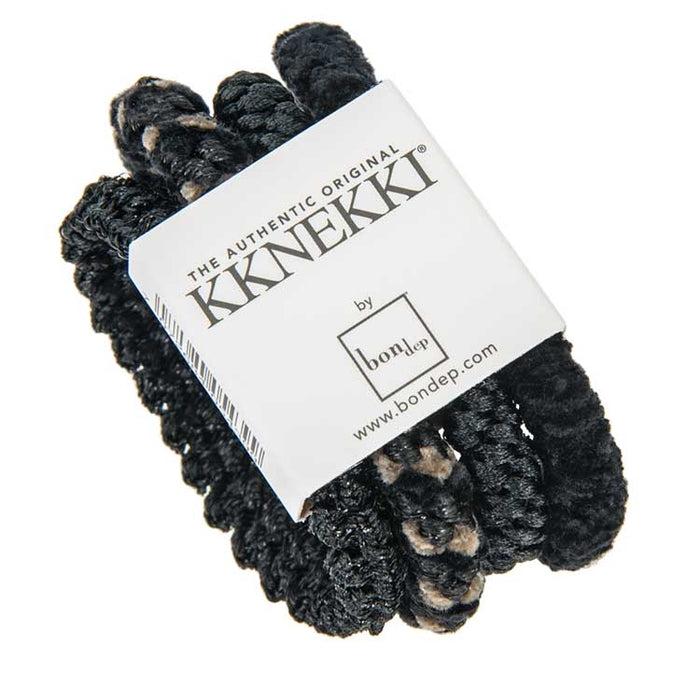 Kknekki hair ties Bundel Koks Black 4 stk - Cancam