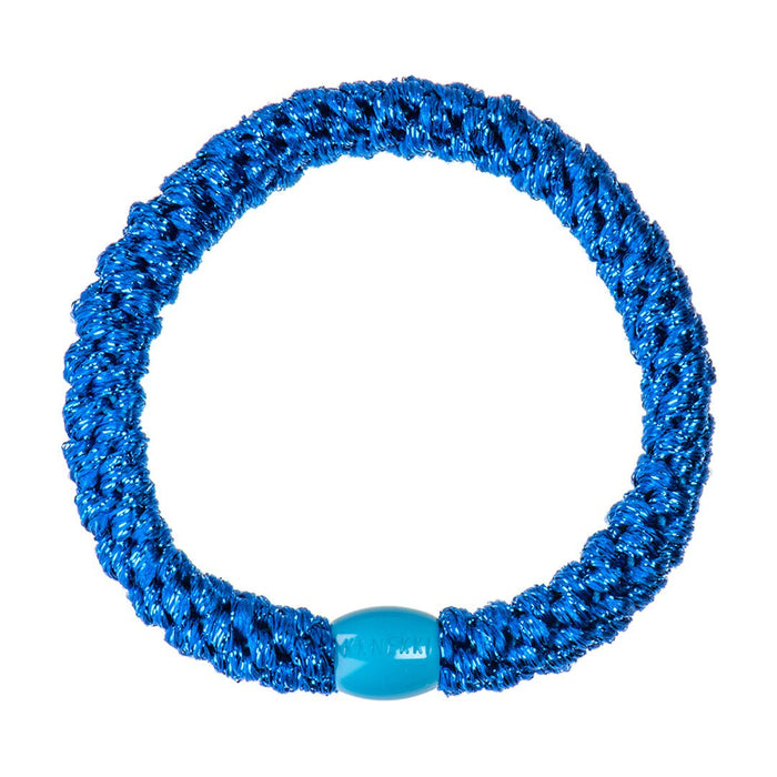 Kknekki hair ties Electric blue glitter 2 stk - Cancam