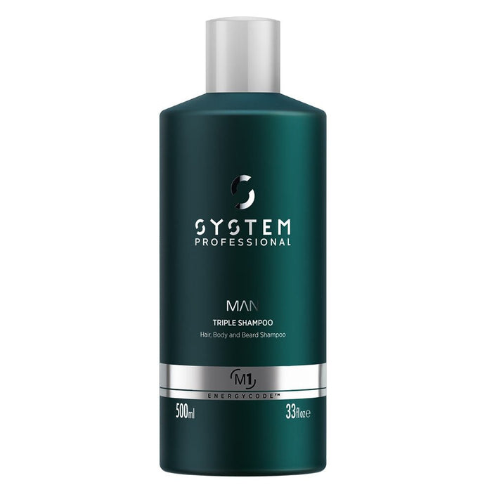 System Professional Man Triple Shampoo 500 ml - Cancam